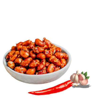 Garlic Chili Coated Peanuts